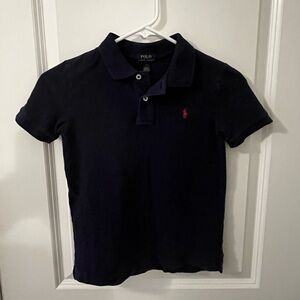 Boys Navy Size 7 Classic Polo